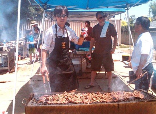 BBQ fundraising event, 2011.