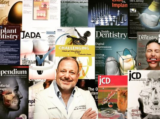 A few article covers of the MANY publications Dr. Paul has written