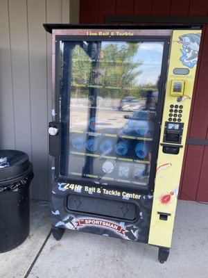 Fishing equipment vending machine