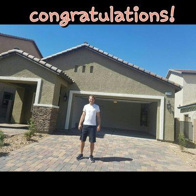 Another happy buyer.  I also specialize in VA loans and New Home.