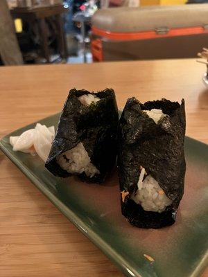 Onigiri: Salmon and Chasu pork