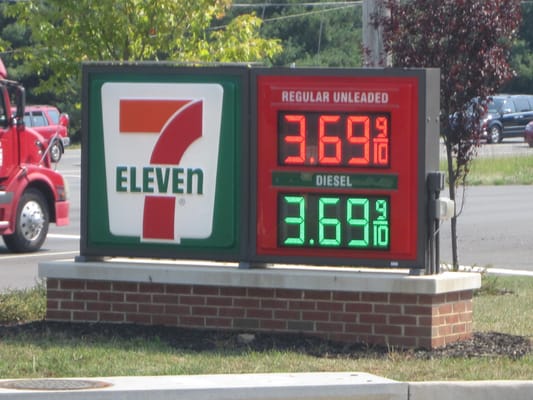 Fuel Prices 8/31/2012. This location seems to be lowest price around, consistently.