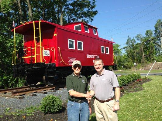 Ironton Rail Trail Caboose Project