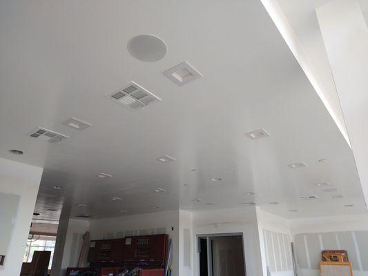 New construction lighting and air conditioning supply grills