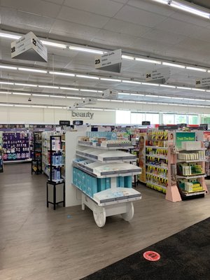 Beauty section