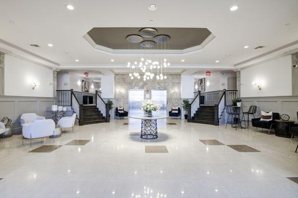 Apartment lobby entrance