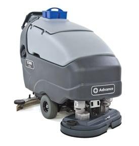 Nilfisk-Advance walk behind floor scrubber