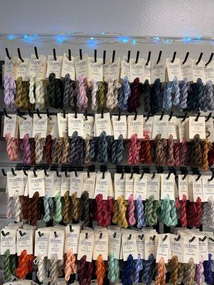 Our growing selection of Classic Colorworks Overdyed floss for your cross stitching pleasure.