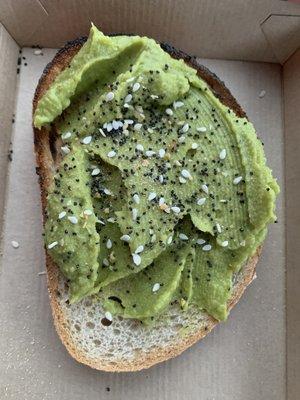 Avocado toast on sourdough