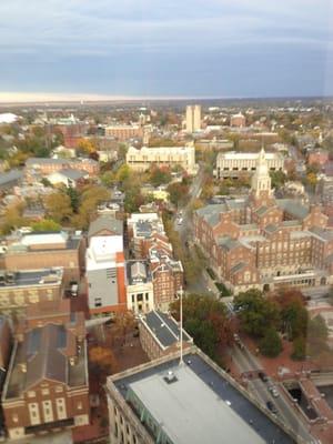 Nice view from the top of the building