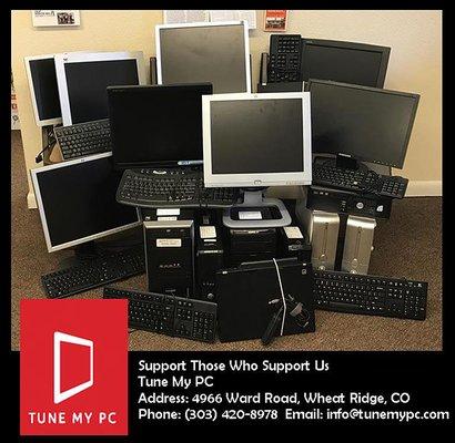 Thank You to Tune My PC  and Gary Wylie for donating  10 Computers to La Puente Home, Inc.  Business like Tune My PC make our work possible