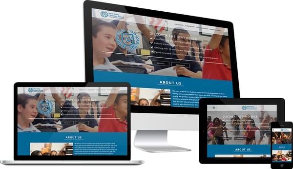 Take a look at our web design & development for West Valley Christian School: http://westvalleychristia­nschool.com/