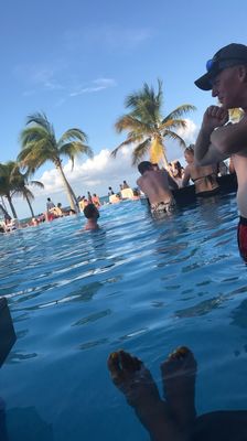 Views from the pool bar