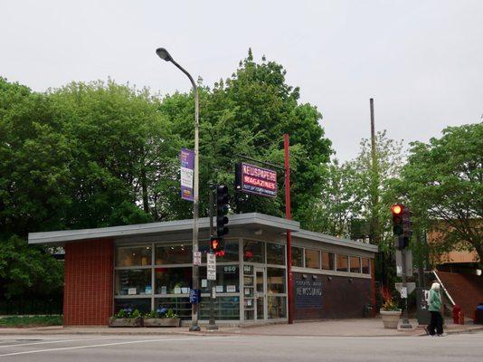 Corner storefront for an interestingly surviving business.