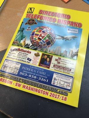 Hispanic Telephone Directory of Latin News