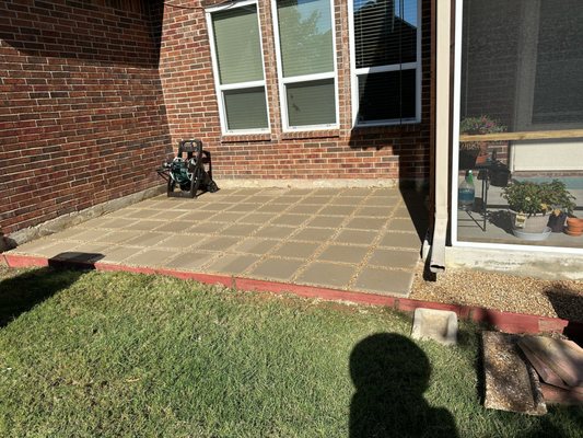 step stone patio