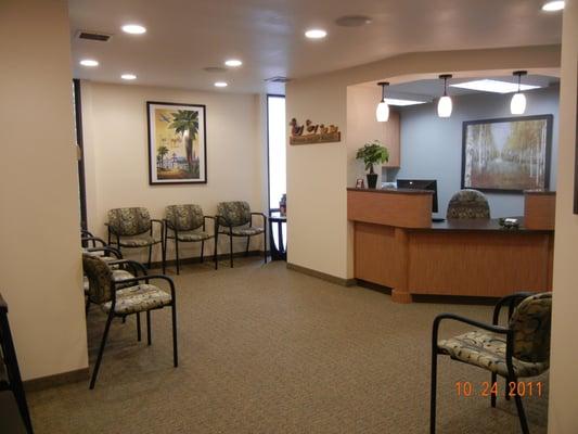 Reception area