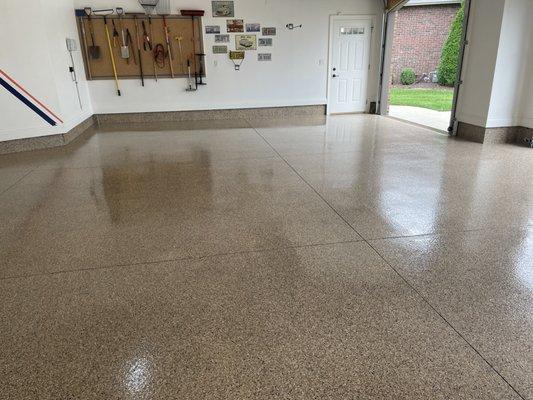 Garage Epoxy Flake System