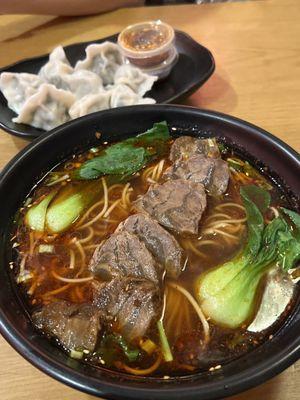 Beef Noodles with Beef Noodles with Signature Spicy Soup