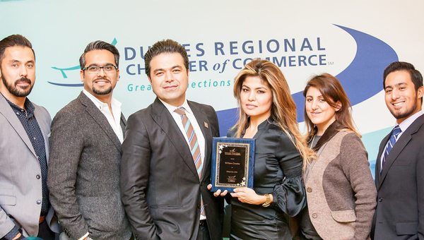 TriVision won Global Business Award 2016 at Dulles Regional Chamber of Commerce event.