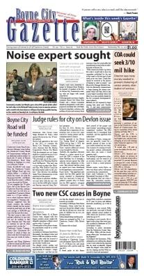 The Boyne City Gazette serves Charlevoix County with an average of 2,000 weekly newspaper readers.