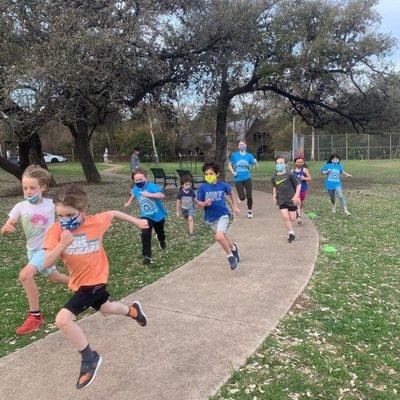 Austin Youth Fitness Running Group at Westenfield Park