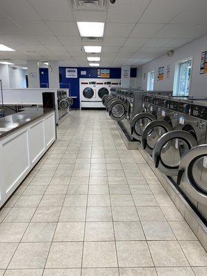 Inside Bulldog Laundromat