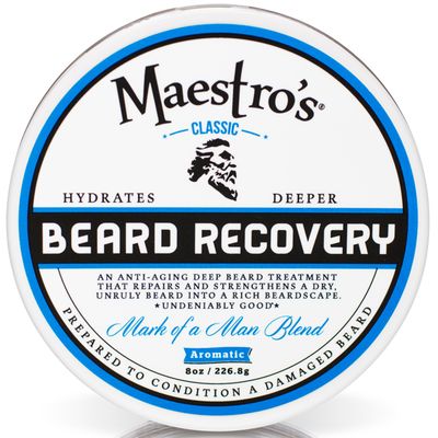 Maestro's Classic Beard Recovery is a deep conditioning beard treatment product designed to be used once a week after using our Beard Wash.