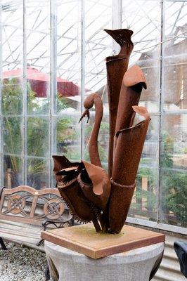 pitcher plant sculpture