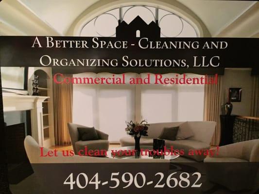 A Better Space - Cleaning and Organizing Solutions, LLC