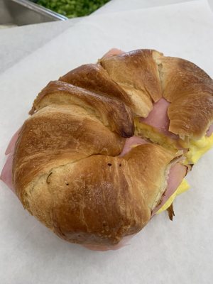 Ham, Egg & Cheese Croissant