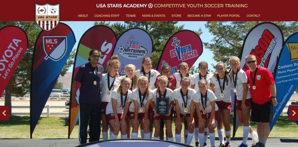 USA STARS ACADEMY -  COMPETITIVE YOUTH SOCCER TRAINING www.usastarsacademy.org