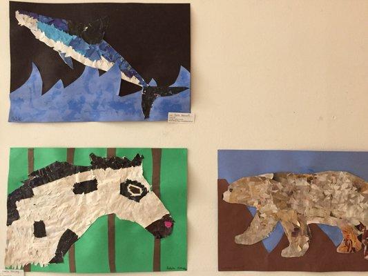 Local student artwork on display