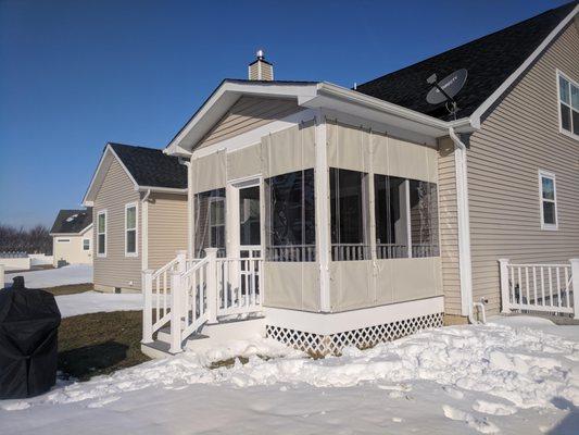 Winter Porch Covers