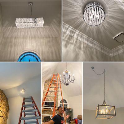 Light fixture install