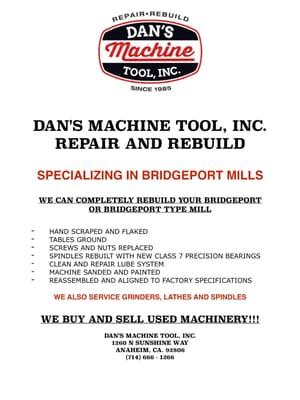 Dan's Machine Tool