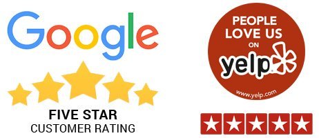 5 Star Google and Yelp Reviews