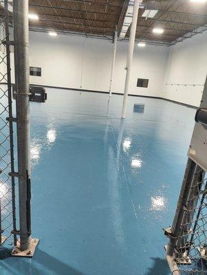 Solid epoxy flooring