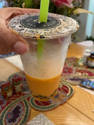 Thai Tea with boba