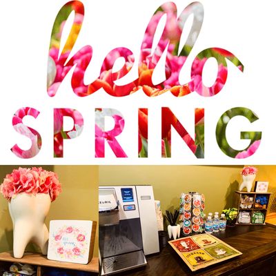 Hello Spring! Feel free to spring on by our office for a cup of coffee!