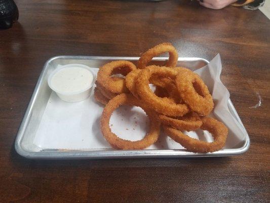 Crunchy onion rings