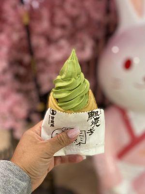 Matcha Taiyaki Soft Serve