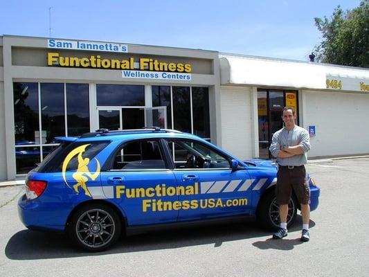 Founder and Master Trainer Sam Iannetta with the Funcmobile