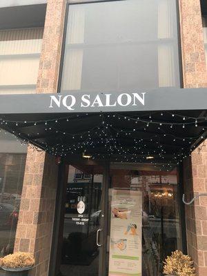 NQ Salon front door!