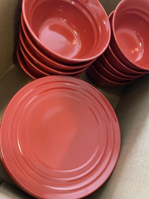 Dishes for donation