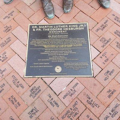 plaque for We Shall Overcome