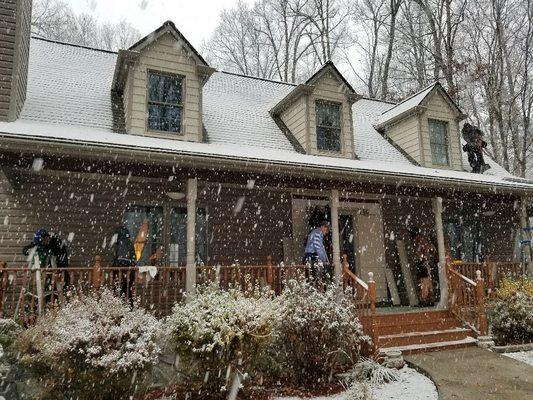 Vinyl siding job in mocksville