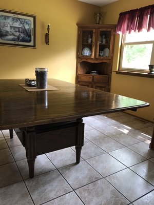 Kitchen after cleaning