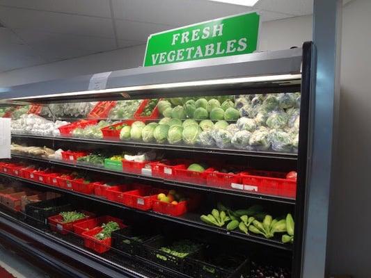 Super organized produce. Everything is clearly labelled.