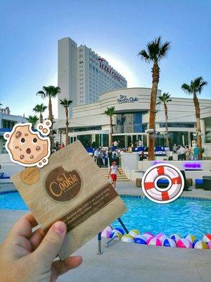 Cookie Time In Sky Beach Club At The Tropicana Las Vegas.